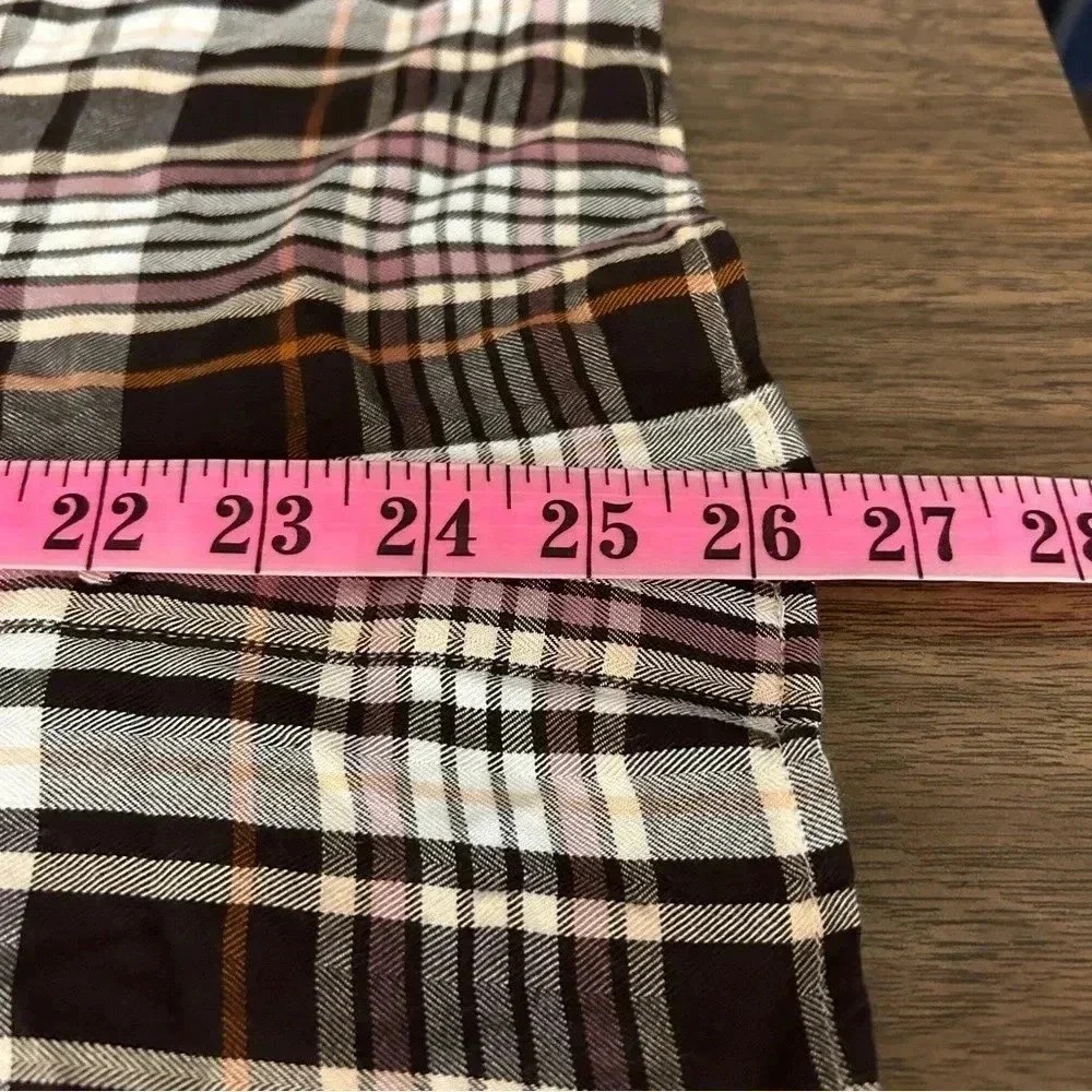 Plaid Ruffle Women's Top - Picture 9 of 11